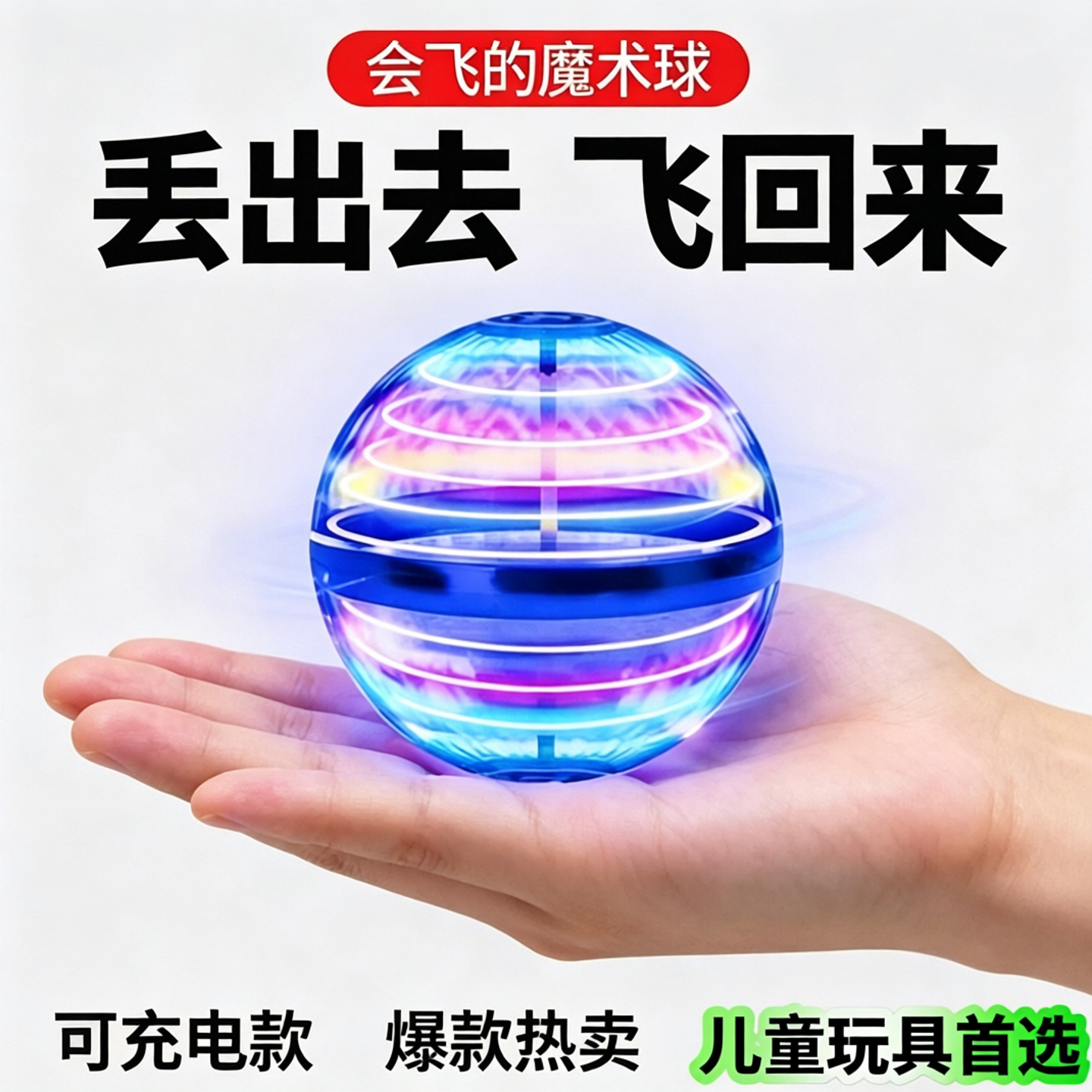 智能感应悬浮回旋飞行球