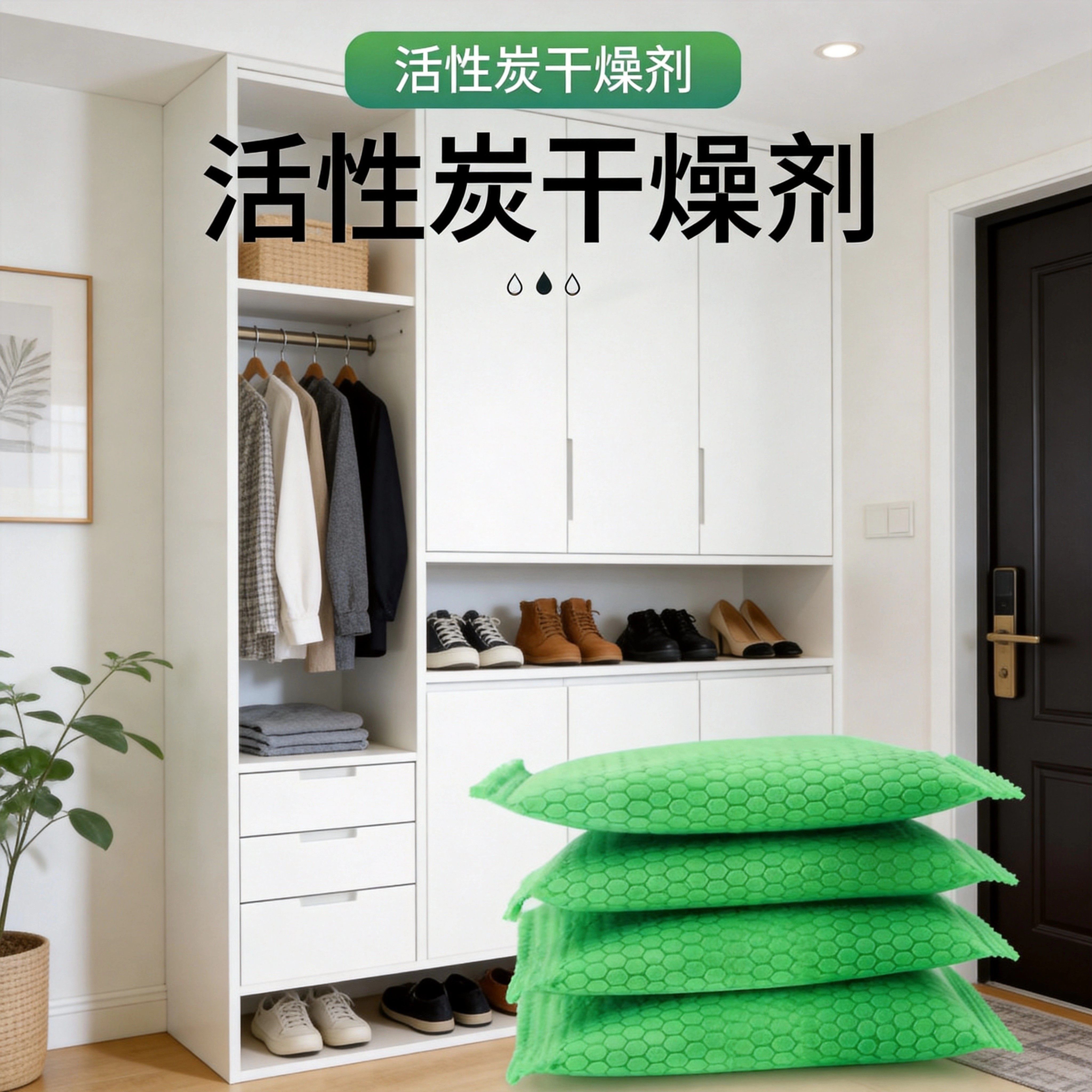 新房除味防潮防霉活性炭包图片