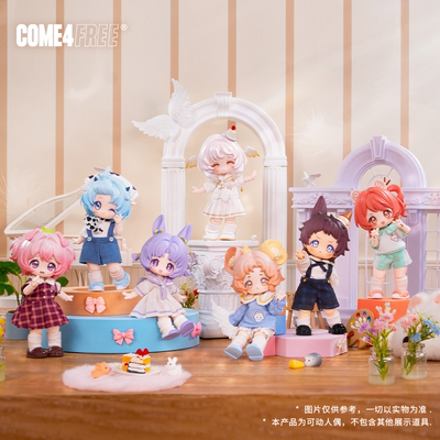 COME4FREE邦倪【甜点幼稚园】12分可动人偶换装BJD娃娃盲盒摆件