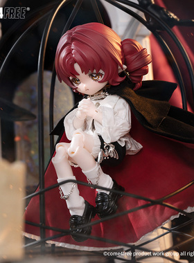COME4FREE旗舰店.童话系列.暮色将至娃衣OB11玩偶BJD裙子玩偶衣服