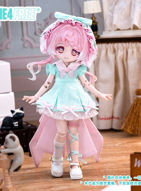 COME4FREE【日常系列】薄荷桃桃娃衣OB11玩偶BJD娃衣