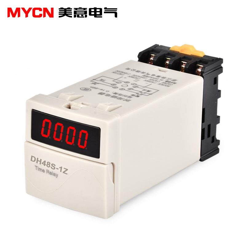升级款DH48S-1Z时间继电器 220V数显24V12V380V8 脚1组延时控制器