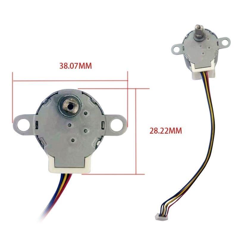 无线摄像头1:32监控电机24BYJ48马达4相5线 DC5V减速步进电机12V