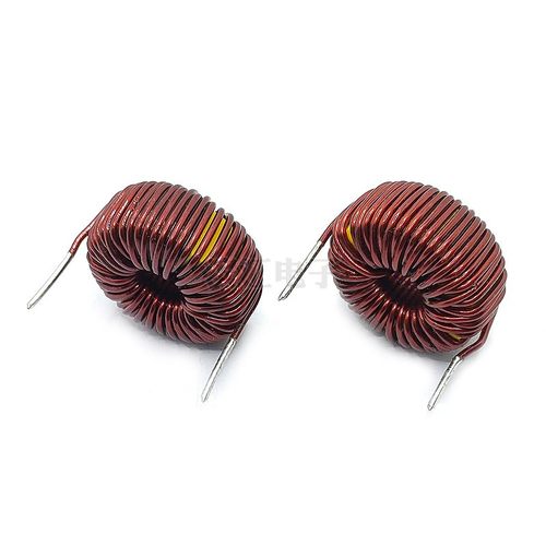 磁环电感差模27MM-250UH 1.3线卧式 10626黄白环 大电流电感器
