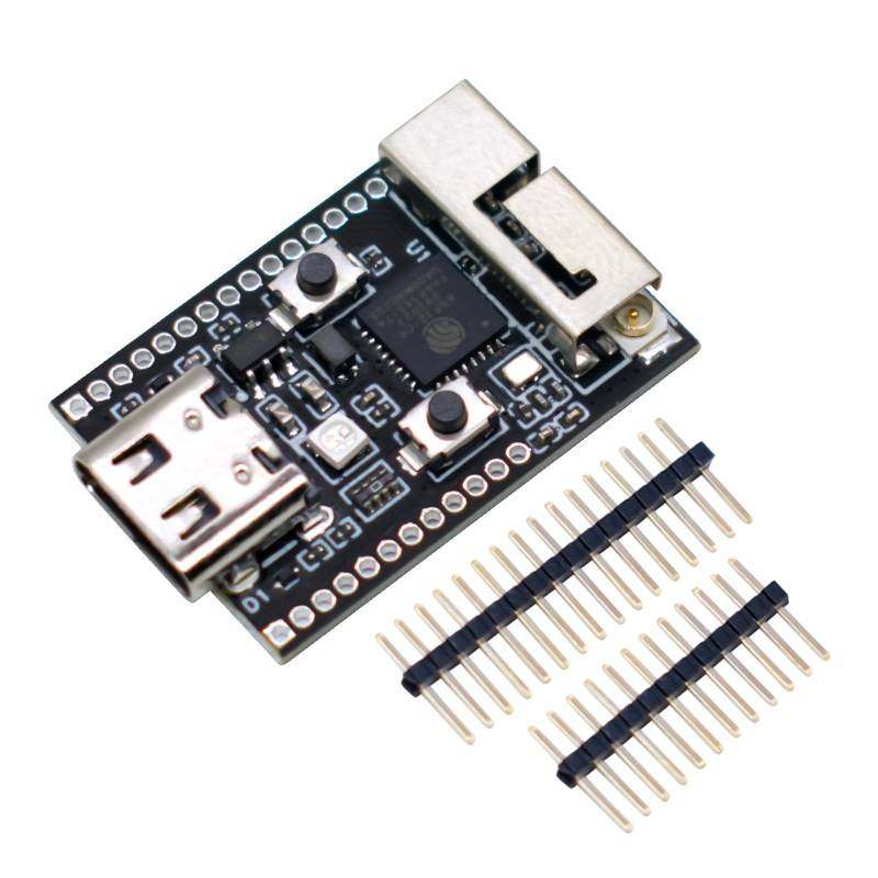 ESP32-C6开发板RISC-V32位N4蓝牙Wifi蓝牙模块带晶振RGB灯低功耗