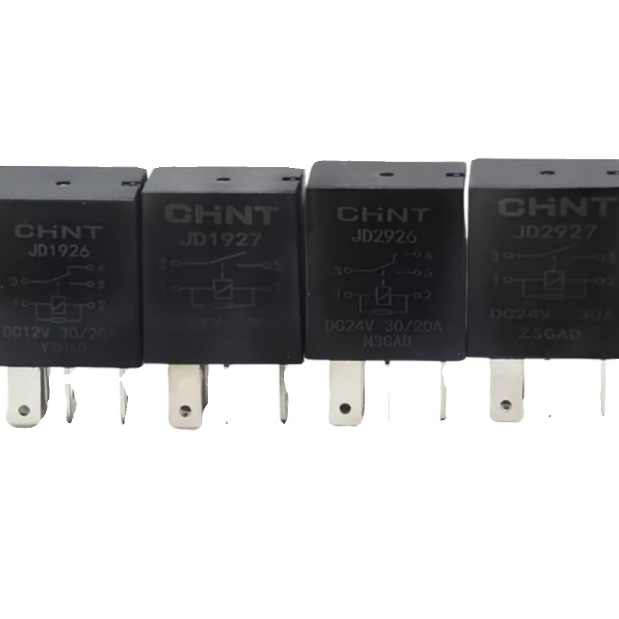 Chnt正泰汽车继电器Jd1926 1927 2926 2927A 12V 24V 30A 4英尺5