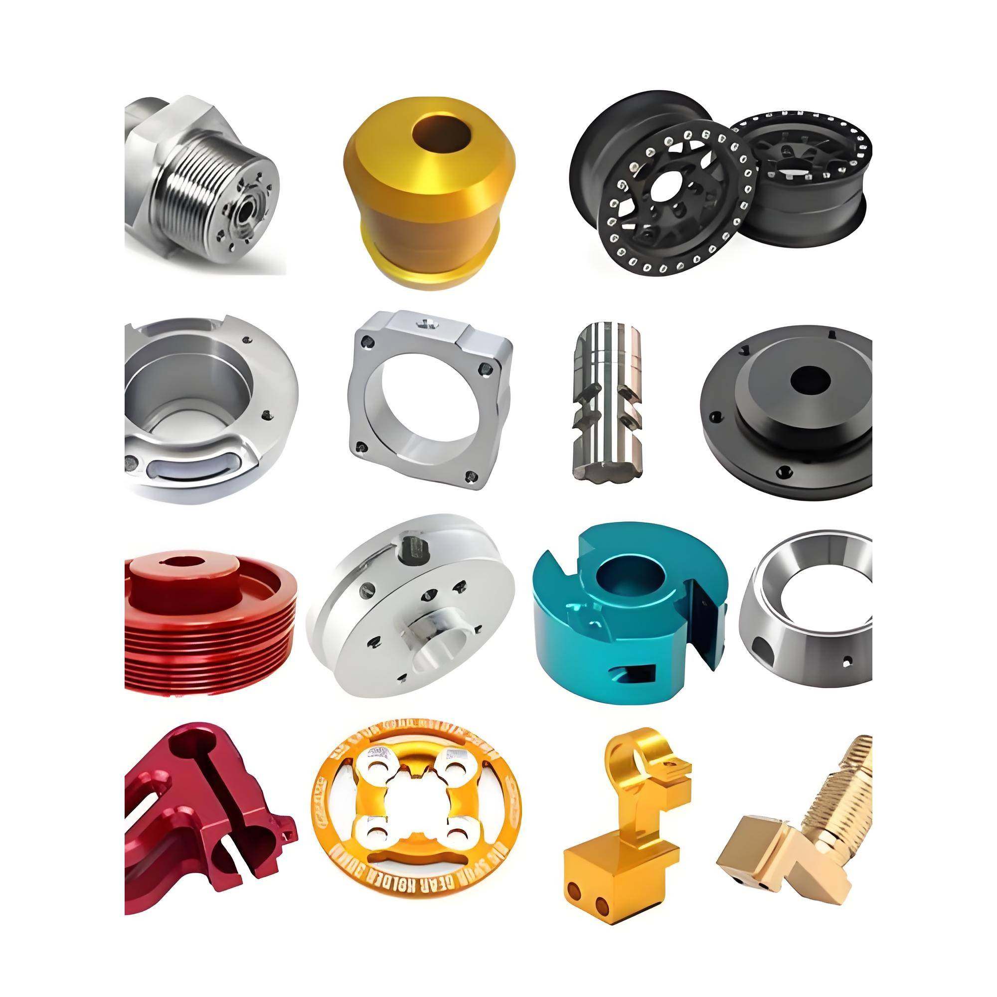 CNC加工铝合金阳极氧化黄铜紫铜数控车铣床机械五金零件非标定制