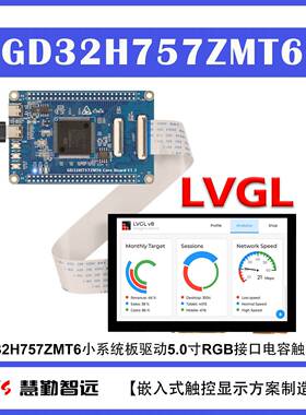 兆易创新GD32H757开 发板核心板小系统板144PIN封装600MHZ主频开