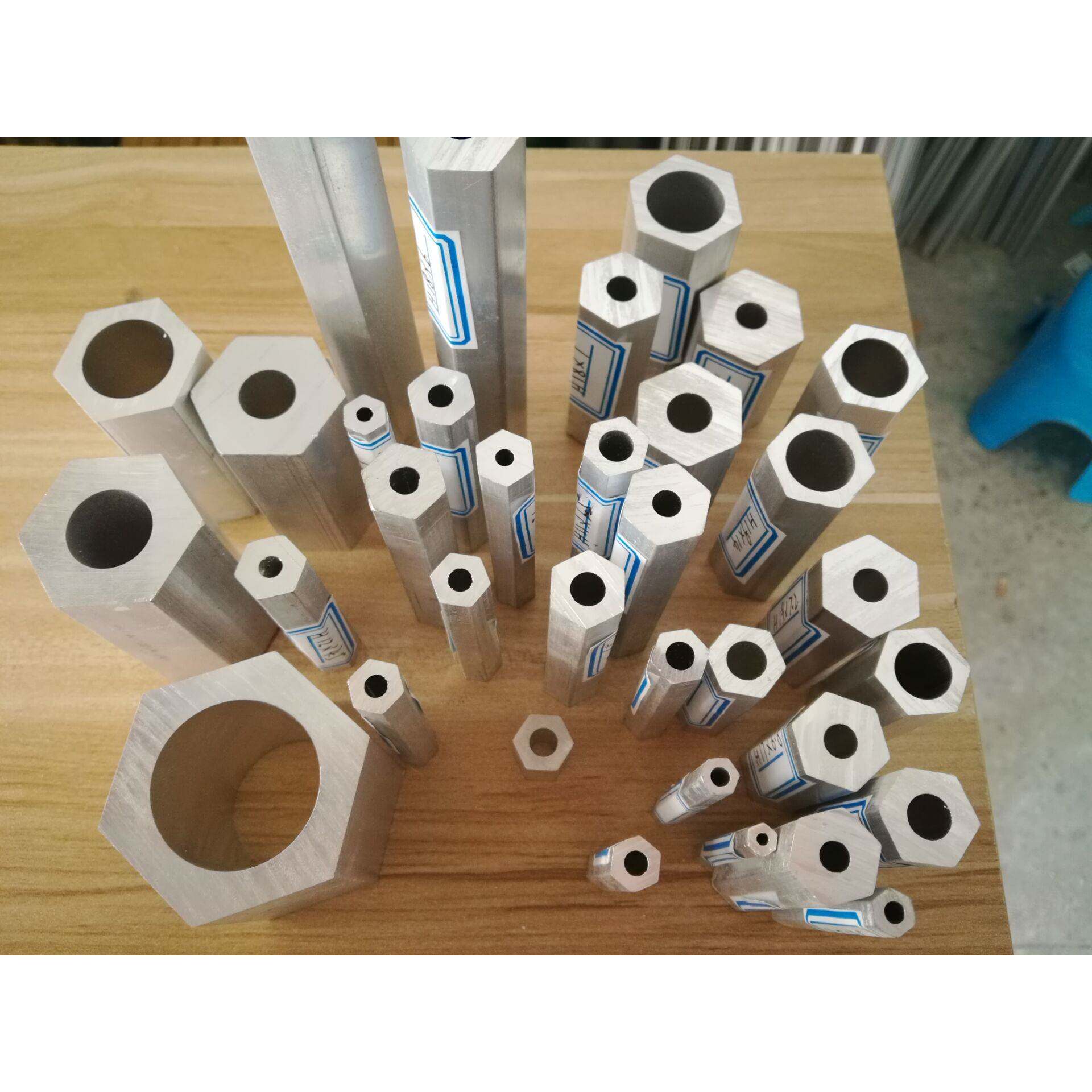 14*5六角铝管六角空心铝棒15.9*8.1六棱铝合金管17*6.8六边形铝柱