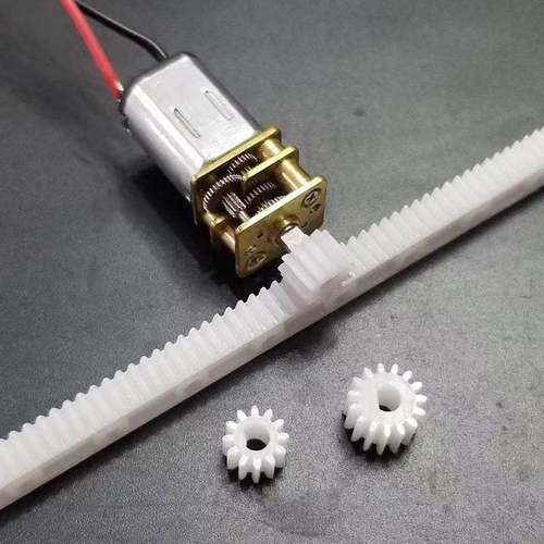 N20减速电机3-6V36-72转慢速电机125mm机架12/15齿直轮组