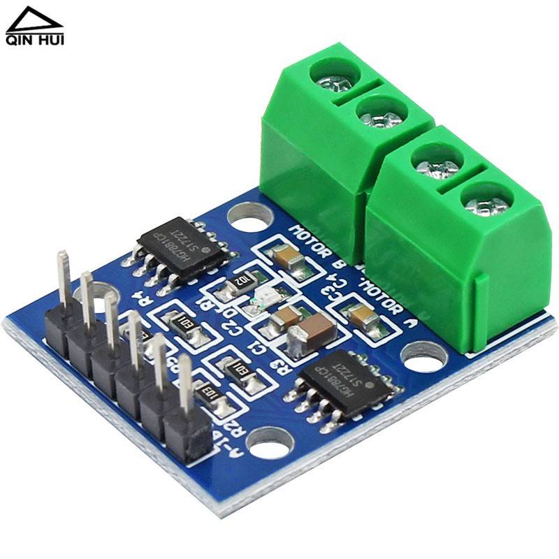HG7881CP两路电机驱动模块H桥L9110S直流步进电机智能小车控制板