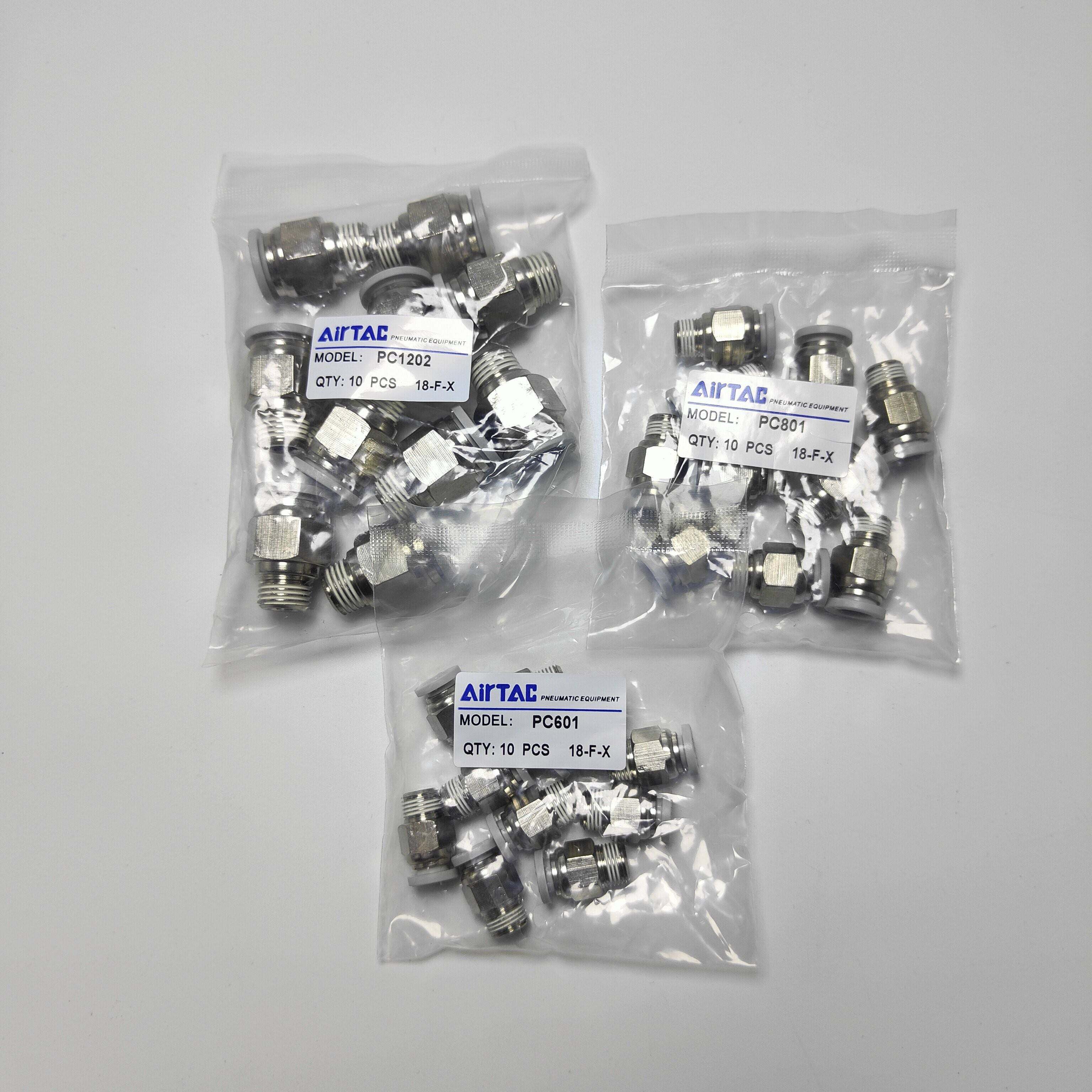 PC螺纹直通快速快插接头PC4-6-8-10-12-M5-01-02-03-04