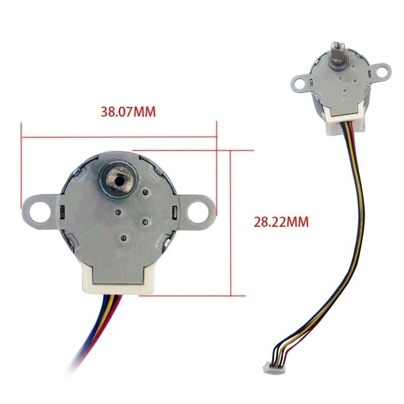 无线摄像头1:32监控电机24BYJ48马达4相5线 DC5V减速步进电机12V