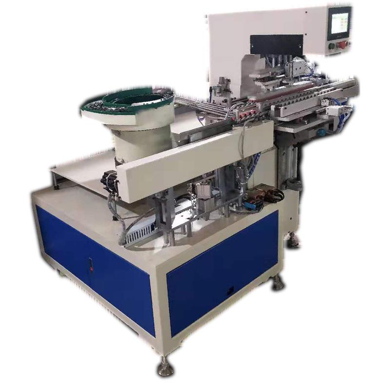 振动盘自动上下料小圆柱移印机全自动上料圆管移印机生产工厂