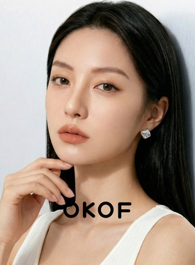 【沈梦辰同款】OKOF光影立方S925银耳钉女小众高级感耳环轻奢耳饰