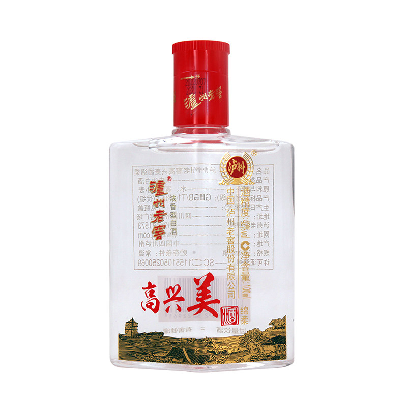 泸州高兴美酒绵柔42度100ml*1固态法白酒小酌送人宴请礼品CC