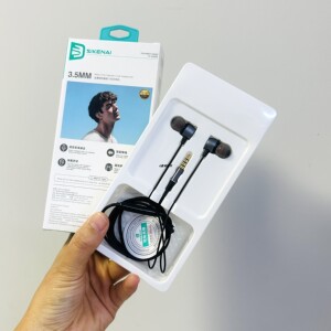 思科耐a12金属有线耳机全兼容立体音乐线控磁吸耳机圆孔通用新款a