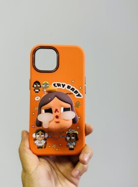 哭娃气囊手机壳适用于苹果16promax可爱防摔全包手机壳17pro2025卡通立体卡