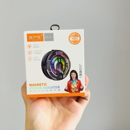 维汐悦手机散热器XS-07磁吸半导体制冷炫彩灯光便携散热