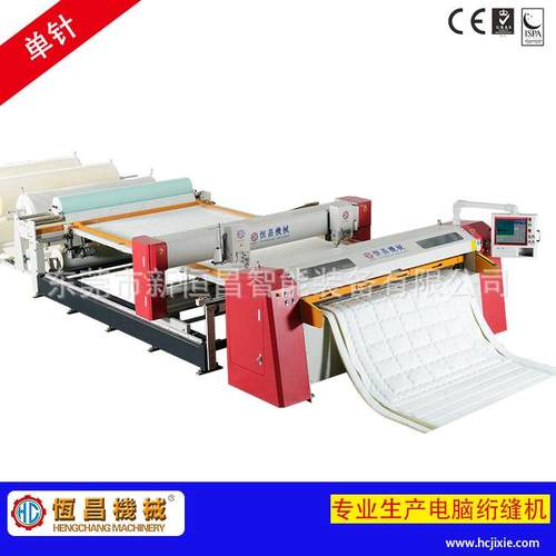 新型全自动高速双头绗缝机双针家具床垫设备电脑间花机双头机