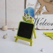 立式 写字留言黑板 木质展示架 饰小黑板 创意家居装