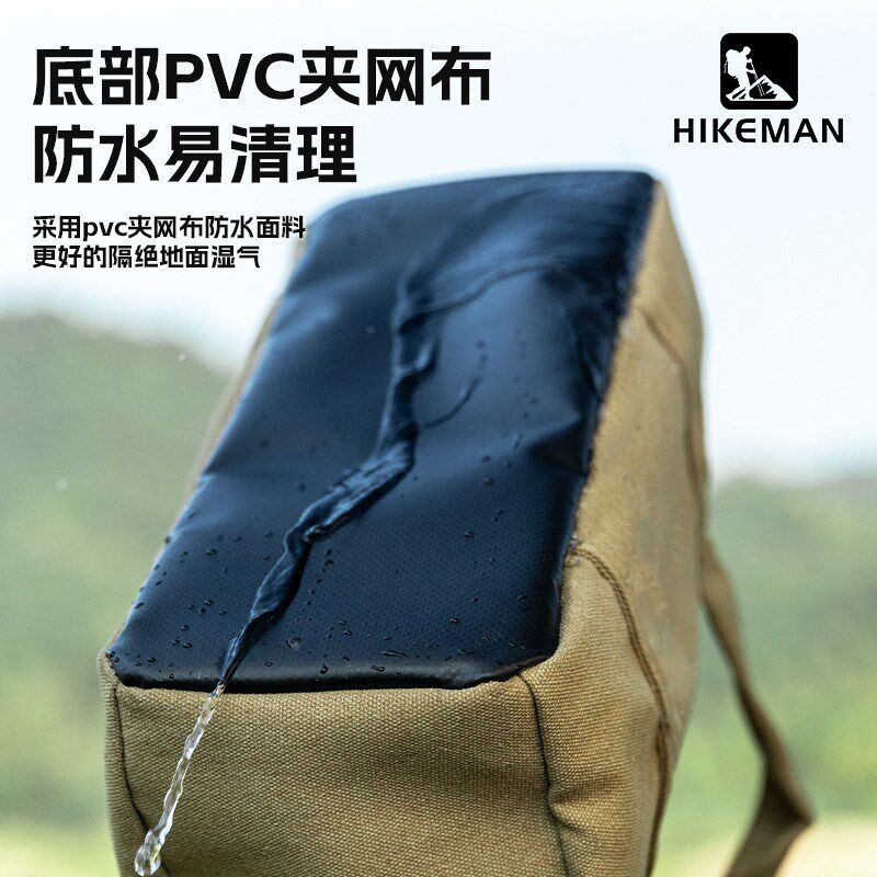 户外露营地钉f袋帐篷天幕搭建风绳锤子套装便携工具杂物帆布收纳图片