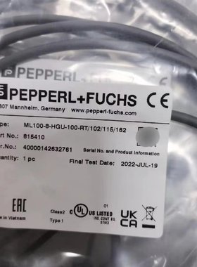 议价贺德克 质保一年 NBN3-F25-Z8-0.14 光电传感器 MTL4045C