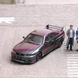 【现货】FH 1:64 日产尼桑GT-R BCNR33 开盖合金汽车模型