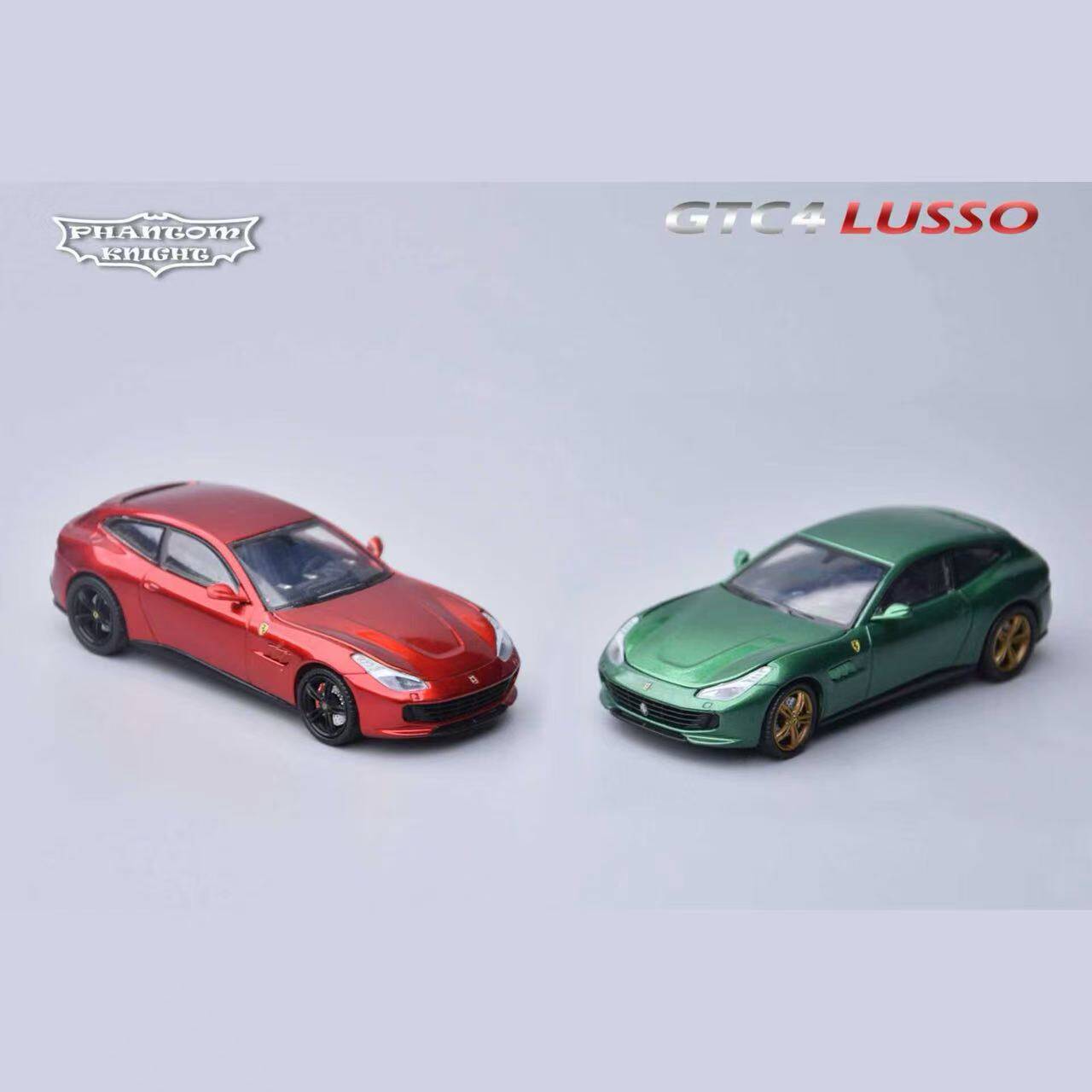 现货Phantom Knight PK 1/64 新品跃马 GTC4 Lusso 合金汽车模型