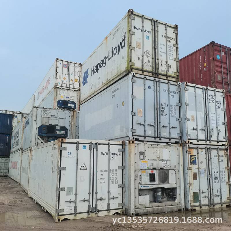 6米冷藏集装箱冰柜二手20尺冷冻柜货柜正负18度可售租海运出口