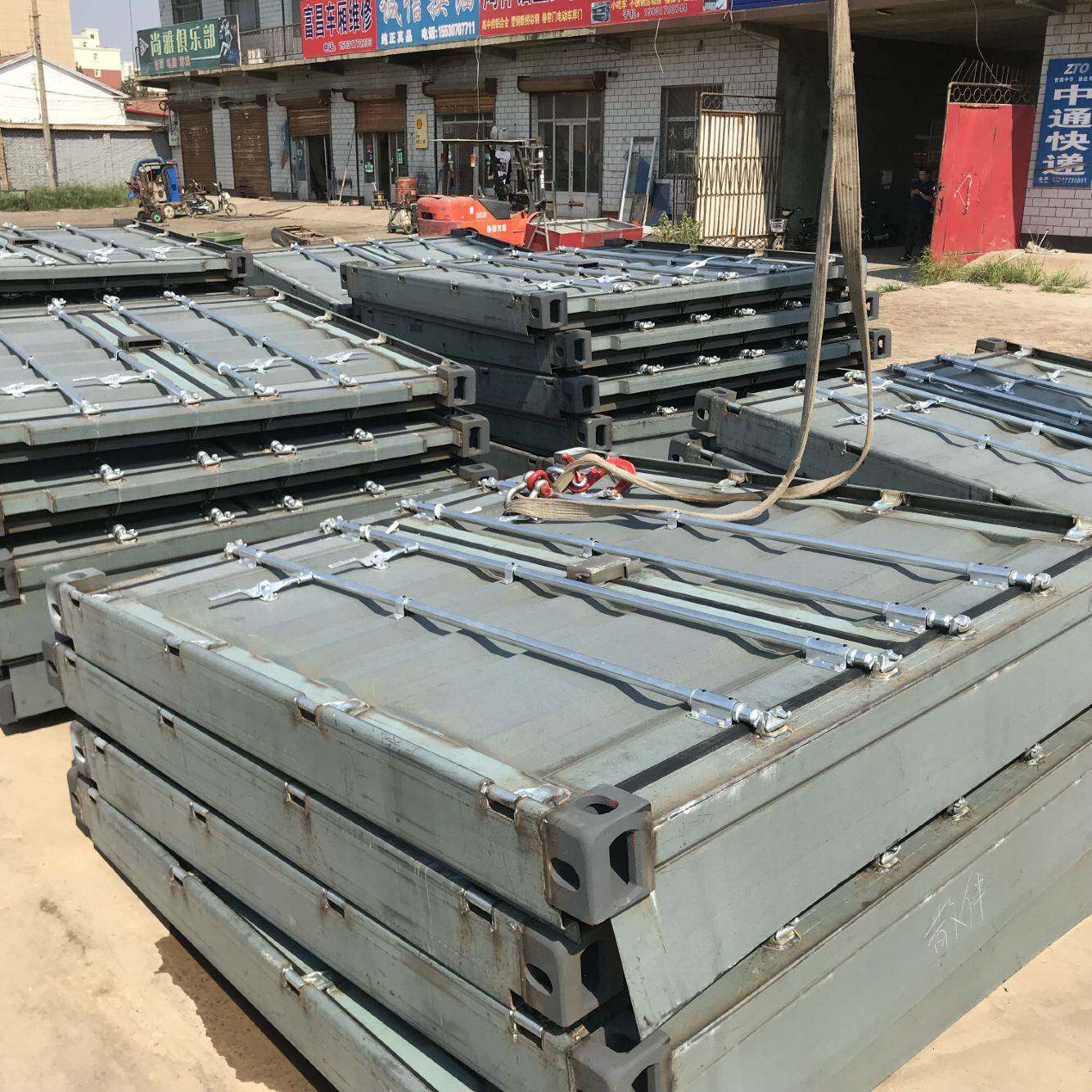 密闭集装箱不锈钢防盗门门定/做 厂家防盗推拉双开门