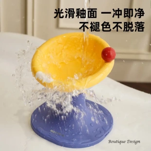 猫咪可调节升降陶瓷猫碗保护颈椎防打翻稳固狗碗喂食碗宠物碗用品