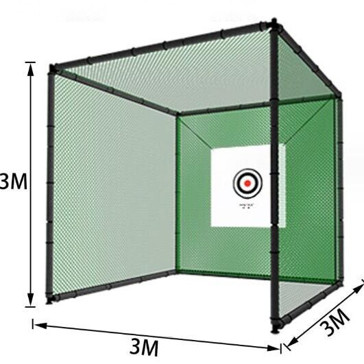 室内外运动3*3*3m高尔夫打击笼网室外网球射球训练多功能便携户外