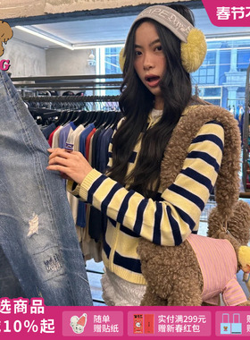 白鹿小酒窝同款 SFSG x 大狗包系列潦草大狗单肩包2025冬季新品