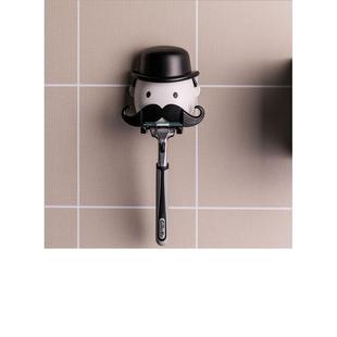 大胡子剃须刀架吸盘壁挂式置物架刮胡刀架免打孔刮须刀挂架