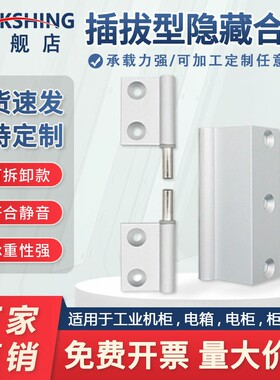 定制AKQ01-G-Y-1530/3030-60插拔型隐藏式铝合金合页门框通用铰链