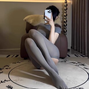 灰丝性感开裆女jk打底袜免脱白色纯欲80d厚黑美学连裤 袜薄天鹅绒