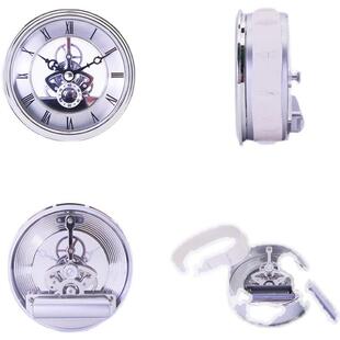 齿轮机芯钟胆欧式装饰骨架摆件座钟配件甜品台工艺品镂空透视钟头