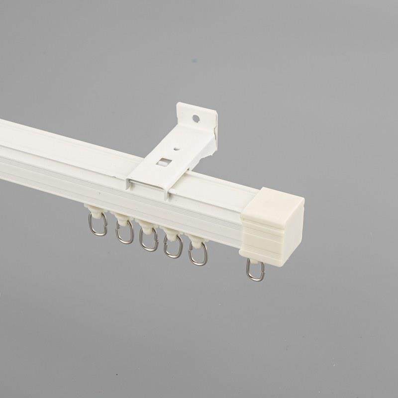 铝合金窗帘轨道罗马杆窗帘杆单双轨道滑轨滑轮顶装侧装滑道,居家布艺,窗帘轨道,淘宝优惠券,粉丝福利购,淘宝优惠卷