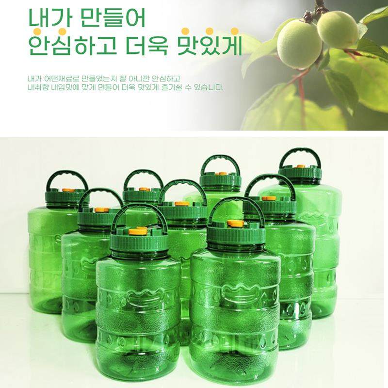 韩国原装进口塑料腌制青梅酿酒泡菜密封保鲜桶腌制果酒大容量加厚