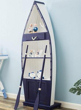 地中海洋家装整体一米四大船柜红酒柜储物柜收纳柜儿童房安能包邮