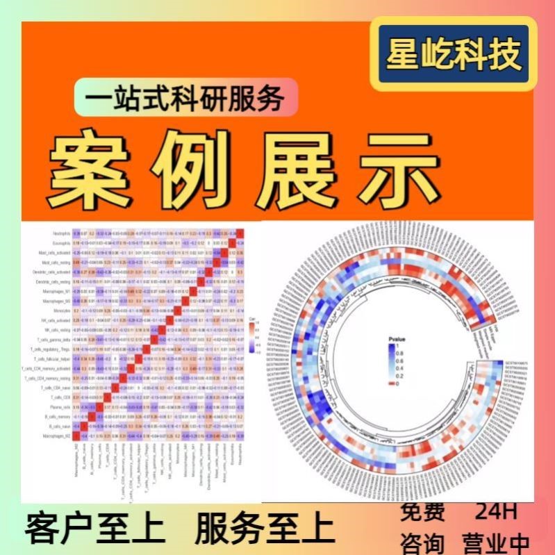 生信分析 1-5分单细胞测序套餐TCGA/GEO数据库挖掘 生信分析服务