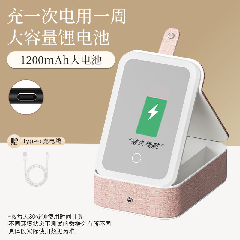 女大容量高级感防水珠宝盒耳钉收纳首饰收纳盒珠宝盒,收纳整理,化妆箱/盒,淘宝优惠券,粉丝福利购,淘宝优惠卷