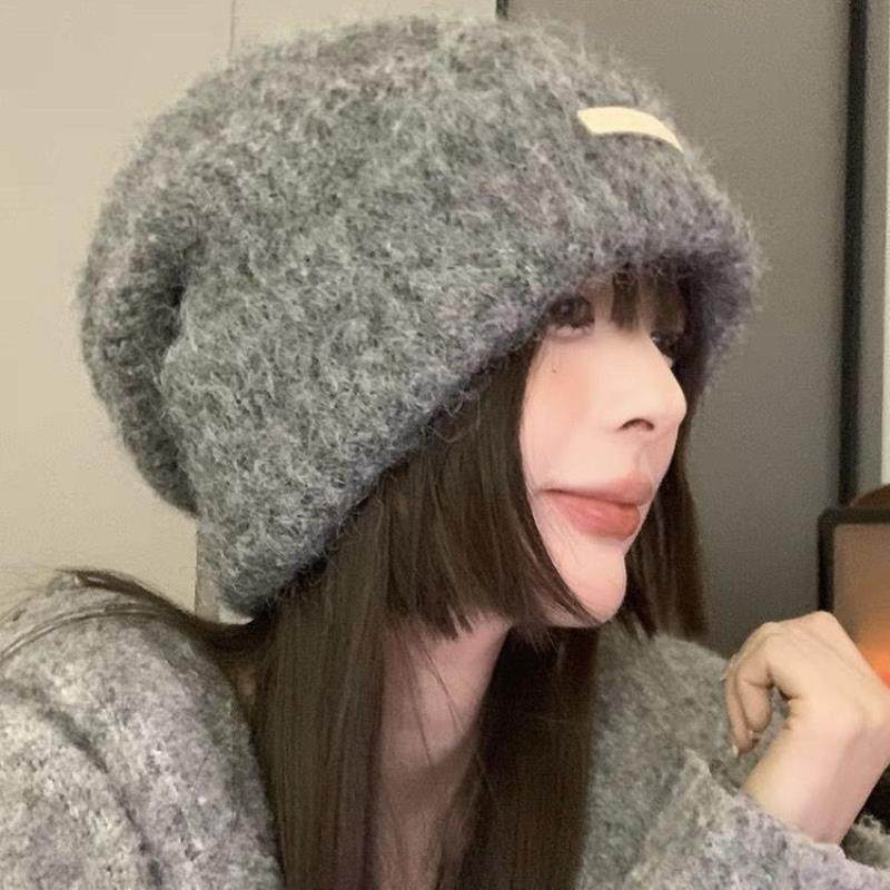 含秋冬毛线堆堆帽大头围灰色百搭休闲冷帽保暖帽子情侣护耳针织帽,服饰配件/皮带/帽子/围巾,帽子,淘宝优惠券,粉丝福利购,淘宝优惠卷