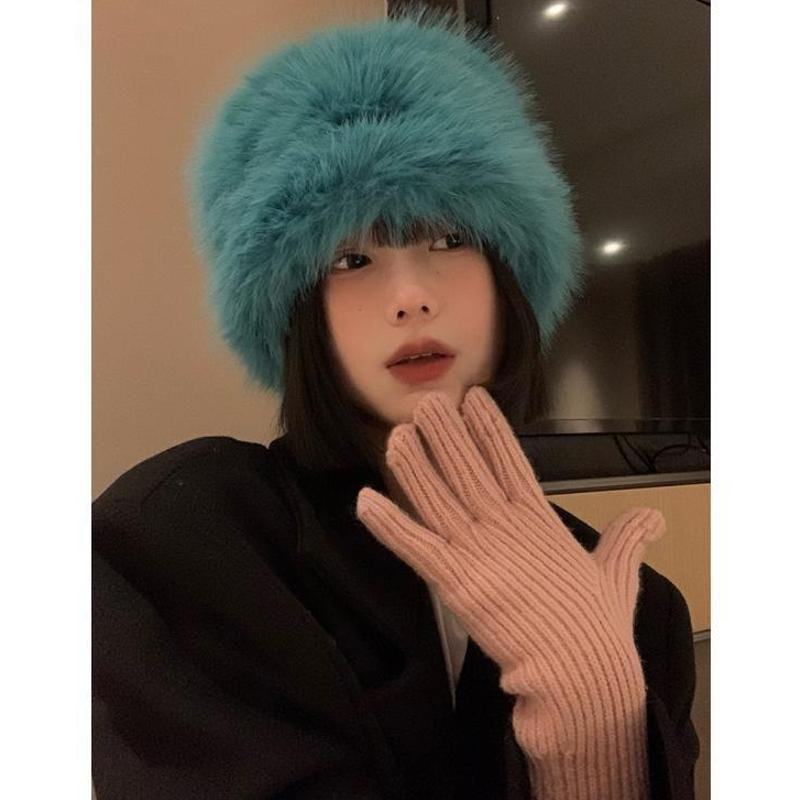 毛绒帽女秋冬季日系大头围2025加厚保暖渔夫帽韩版显脸小护耳帽子,服饰配件/皮带/帽子/围巾,帽子,淘宝优惠券,粉丝福利购,淘宝优惠卷