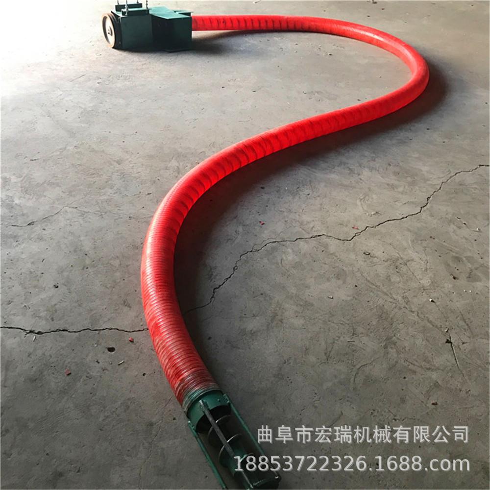 萍乡稻谷输送机螺旋绞龙提升机软管蛟龙吸粮机