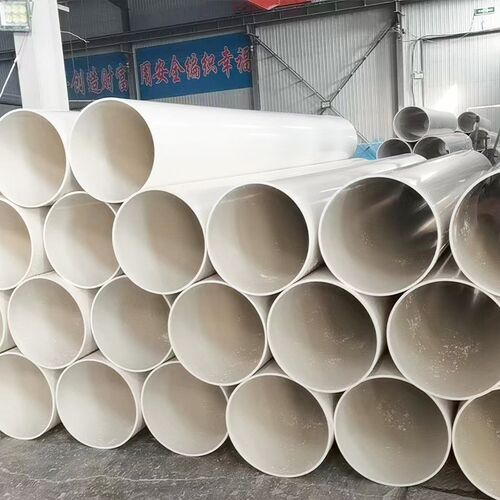 白色大口径pv排污通风管建筑工程管排水管塑料硬管大管子