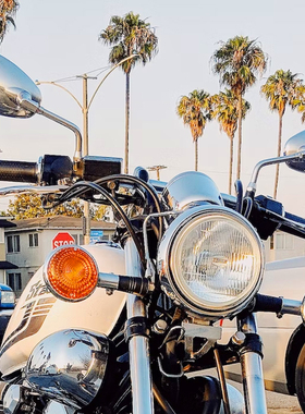 通用电动车后视镜360度可旋转高清踏板车摩托车反光镜10MM黑色