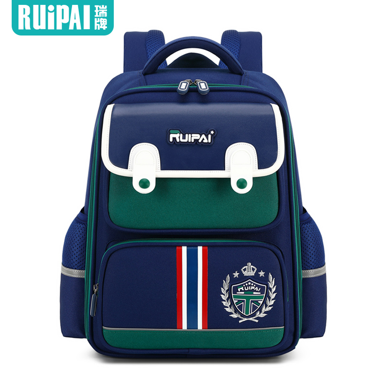 瑞牌儿童书包小学生超轻护脊减负一二三到六年级男生女孩背包
