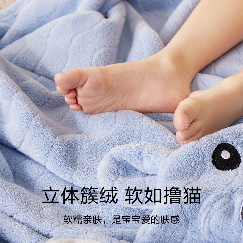 三利儿童浴巾斗篷带帽吸水新生婴儿可穿式浴袍男女童宝宝婴儿裹巾,婴童用品,浴巾,淘宝优惠券,粉丝福利购,淘宝优惠卷